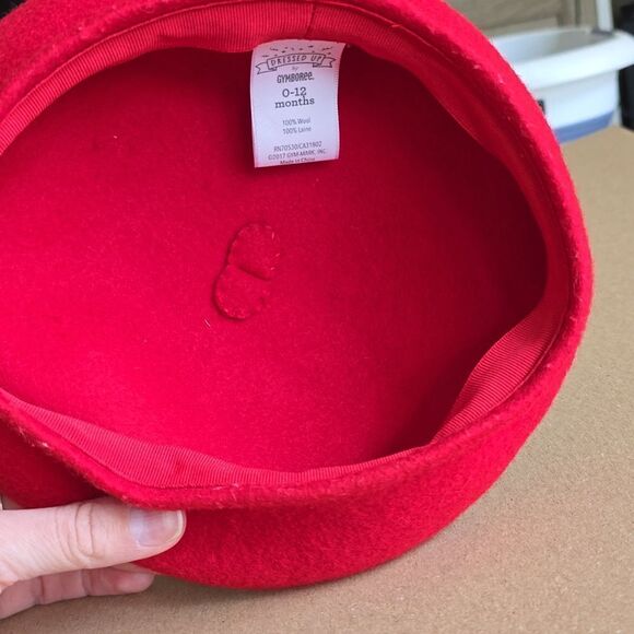 Gymboree SZ 0-12M Red Beret - Picture 6 of 7